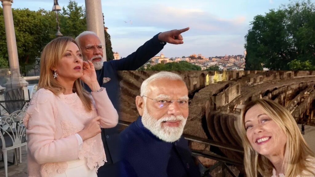 ଇଟାଲୀରେ ମୋଦୀ ; ମେଲୋନିଙ୍କ ସହ ମୋଦୀଙ୍କ ସେଲଫି ଭାଇରାଲ